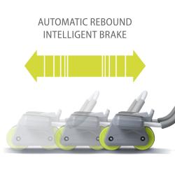 HMS Posilovací válec na břicho KA08 šedý s automatickým odskokem