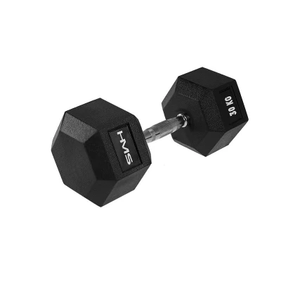 HMS PREMIUM Hexagonální jednoručka HMS 30 kg