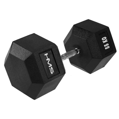 HMS PREMIUM 55 kg hexagonální jednoručka