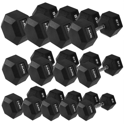 HMS PREMIUM Hexagonální jednoručka HMS 60 kg