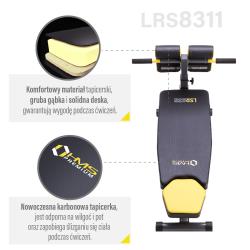 HMS PREMIUM Lavica s hyperextenziou a opierkou LSR8311 + zľava 400,- na príslušenstvo