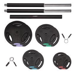 HMS PREMIUM Nakladacia obojručná činka HMS GSP40, 42 kg