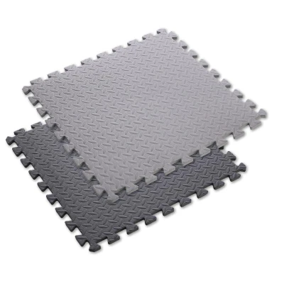 HMS PREMIUM MP12 Ochranná puzzle podložka 60 x 60 x 1.2 cm světle šedá