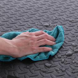 HMS PREMIUM MP12 Ochranná puzzle podložka 60 x 60 x 1.2 cm svetlo sivá