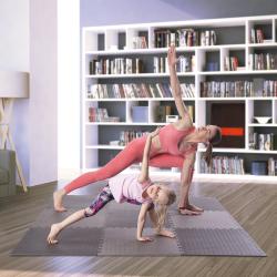 HMS PREMIUM Ochranná puzzle podložka MP12 tmavo šedá