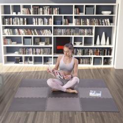 HMS PREMIUM Ochranná puzzle podložka MP12 tmavo šedá