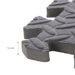 HMS PREMIUM Ochranná puzzle podložka MP12 tmavo šedá