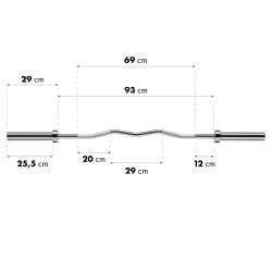 HMS PREMIUM Olympijská os lomená GOL200 150 x 5 cm