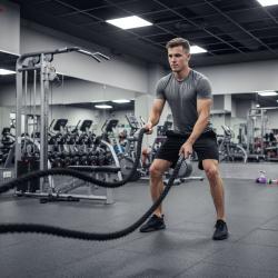 HMS RP02 tréningové posilňovacie lano 21,8 kg