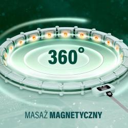 HMS Súprava masážny hula hoop HHM14 so závažím a počítadlom a zoštíhľujúceho pásu BR163 zelená