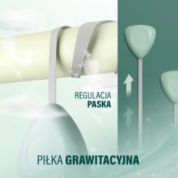 HMS Súprava masážny hula hoop HHM14 so závažím a počítadlom a zoštíhľujúceho pásu BR163 zelená