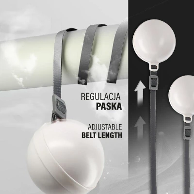 HMS Sada masážní hula hoop HHM16 bílá se závažím, magnety a počítadlem a zeštíhlujícího pásu BR163 PLUS SIZE