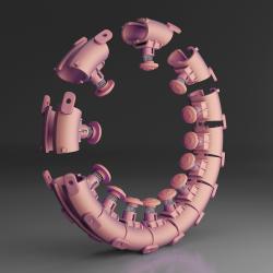 HMS Sada masážní hula hoop HHW01 se závažím a zeštíhlujícího pásu BR163 růžová