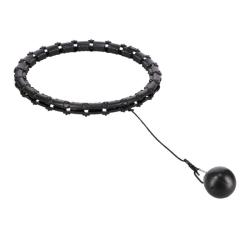 HMS Sada masážní hula hoop HHW02 se závažím a zeštíhlujícího pásu BR163 černá