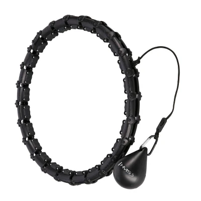 HMS Sada masážní hula hoop HHW02 se závažím a zeštíhlujícího pásu BR163 černá