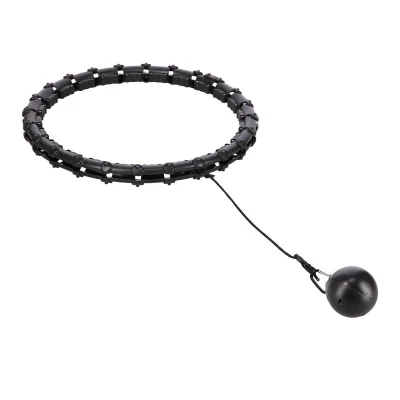 HMS Sada masážní hula hoop HHW02 se závažím a zeštíhlujícího pásu BR163 černá