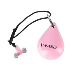 HMS Sada masážní hula hoop HHW02 se závažím a zeštíhlujícího pásu BR163 růžová