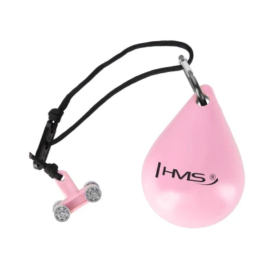 HMS Sada masážní hula hoop HHW02 se závažím a zeštíhlujícího pásu BR163 růžová