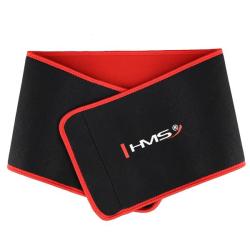 HMS Sada masážní hula hoop se závažím HHM17 a zeštíhlujícího pásu BR163 černá/tyrkysová