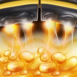 HMS Sada masážní hula hoop se závažím HHM21 a zeštíhlujícího pásu BR1313 černá/žlutá