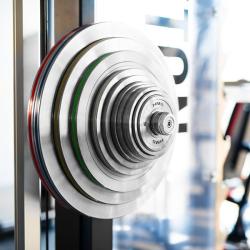 HMS Sada ocelových olympijských kotoučů TOS 2 x 0,25 - 1,25 kg (6 kg)