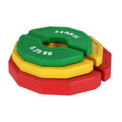 HMS Sada progresivních přídavých kotoučů TSN 2 x 0,25 - 1 kg