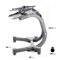 HMS Sada stojanu STR10 Pro a 2 ks variabilních činek HMS SR80