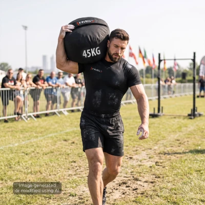 HMS WSN45 černý 1-45 kg prázdný Strongman posilovací vak