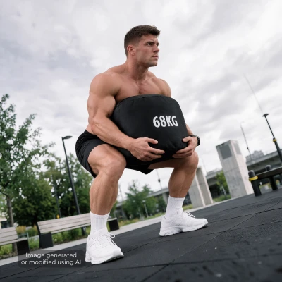 HMS Sandbag Strongman WSN68 černý 1-68 kg prázdný posilovací vak