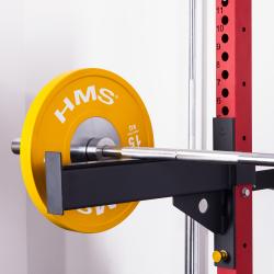 HMS Skladací posilňovací klietka - Power Rack KLT23 červená