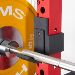 HMS Skladací posilňovací klietka - Power Rack KLT23 červená