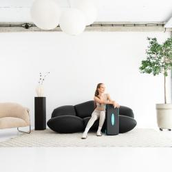 HMS Step na aerobic AS002 černo-modrý