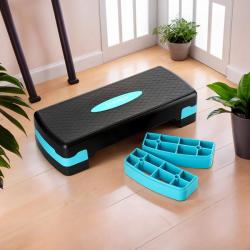 HMS Step na aerobic AS002 černo-modrý