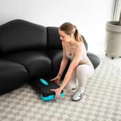 HMS Step na aerobic AS002 černo-modrý