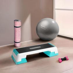 HMS Step na aerobic AS007 bílý/mentolový