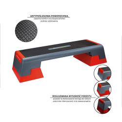 HMS Step na aerobik AS007 červený