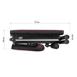 HMS Variabilná posilňovacia lavička s expandérmi L1217