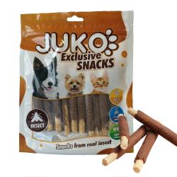 Hmyzí protein na žvýkací tyčince JUKO Exclusive Snacks 250 g Hmyzí protein na žvýkací tyčince JUKO Exclusive Snacks 250 g