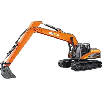 IQ models HN551 oranžový RC bagr s dlouhým ramenem a kovovou lžící 1/14