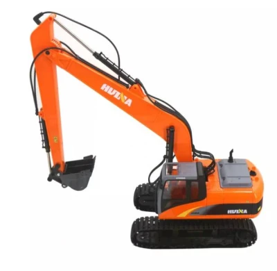 IQ models HN551 oranžový RC bagr s dlouhým ramenem a kovovou lžící 1/14