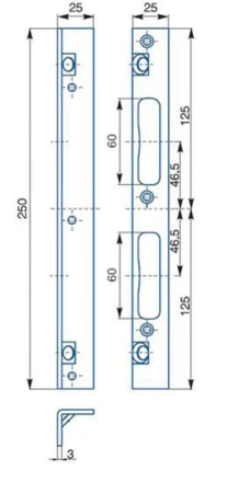 Hobes Protiplech K194 Zn univer. úhlový