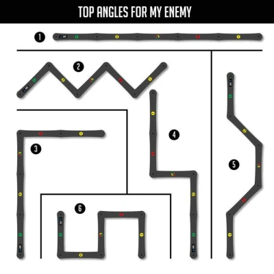 Hockey Revolution Hockey Tiles desky (18 ks) + My Enemy + My Passer One Timer