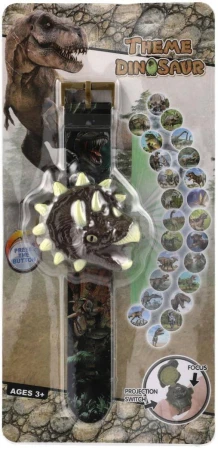 Hodinky detské s projektorom dinosaurus 2v1 na batérie Svetlo