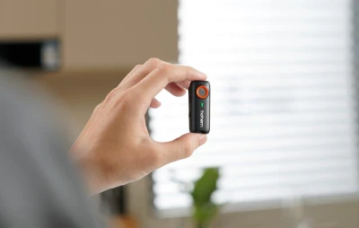 Hohem MIC-01 2TX+1RX černo-oranžový bezdrátový mikrofon USB-C s nabíjecím pouzdrem