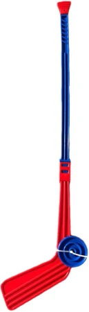 Hokejka detská 74cm set hokejka farebná s pukom mix farieb plast