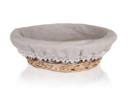 HOME DECOR Košík DUO kulatý 26x8cm proutěný HOME DECOR Košík DUO kulatý 26x8cm proutěný