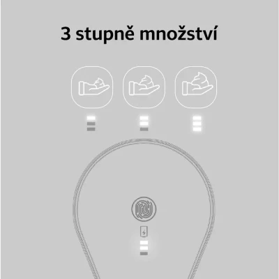 HomeLife Automatický dávkovač mýdla v pěně dobíjecí 350 ml AS127