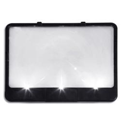 HomeLife Čtecí lupa s LED osvětlením PAGE BRIGHT