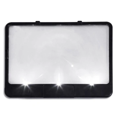 HomeLife Čtecí lupa s LED osvětlením PAGE BRIGHT