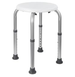 HomeLife Koupelnová stolička výškově stavitelná SVS21, bílá (VÝPRODEJ) HomeLife Koupelnová stolička výškově stavitelná SVS21, bílá (VÝPRODEJ)